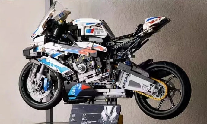 Constrói uma M1000RR - Blocos de Construção, Desafio de Montagem, Modelo de Coleção Constrói uma M1000RR - Blocos de Construção, Desafio de Montagem, Modelo de Coleção